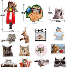 Load image into Gallery viewer, 10/30/65pcs Funny Cute Cat Meme Stickers Kid Toy Scrapbook Notebook Laptop Car Phone art craft supplies Waterproof Sticker Decals
