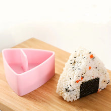 Load image into Gallery viewer, Onigiri Rice Ball Food Press DIY Sushi Mold Triangular Maker Kit Japanese Kitchen Bento Accessories mould konbu matcha crafting supplies tool
