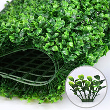 Load image into Gallery viewer, Artificial Plants Grass Wall Backdrop Flowers wedding Boxwood Hedge Panels Fence Greenery Walls Wall crafting material supplies DIY Decor
