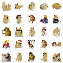 Load image into Gallery viewer, 10- 50 Pieces Cartoon Funny Dog Meme Stickers For Kids Motorcycle Phone Skateboards Laptop Luggage Doge Stickers
