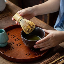 Load image into Gallery viewer, DIY Matcha Green Tea Powder Whisk Japanese Ceremony Bamboo Chasen Teaware Brush Tool Kitchen Chashaku Accessories crafting art tool supplies froth foam
