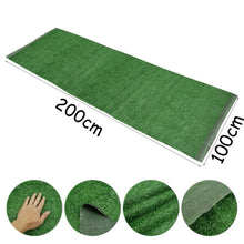 Load image into Gallery viewer, Artificial Grass Carpet Green Fake Synthetic Garden Landscape Lawn Mat DIY Micro Landscape Home Floor Decor turf astroturf Craft material
