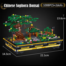 Load image into Gallery viewer, Mini City Bonsai Ornaments Building Blocks Friends Home Decoration Potted Plant Figures Bricks Toy for Children Gift diy assembly craft tool supplies
