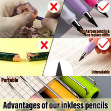 Load image into Gallery viewer, 6 Pcs/Set No Ink Pen Magic Pencils Infinity Pencil Unlimited Writing for Writing Art Sketch Stationery Kawaii Pen School Supplies artist craft
