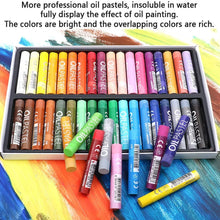 Load image into Gallery viewer, Artist Soft Oil Pastel Set Professional Painting Drawing Graffiti Art Crayons Washable Round Non Toxic Sticks craft crafting supplies
