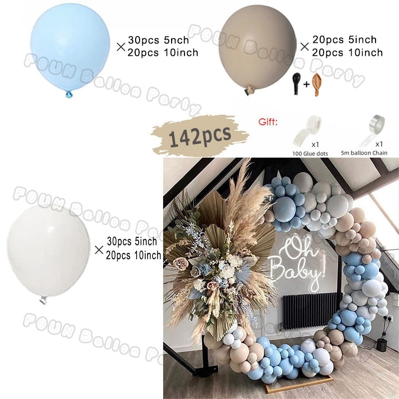 Party Balloon Garland Arch Kit Birthday Wedding Latex Gender Reveal Baby Shower Decoration Balloons quinceañera