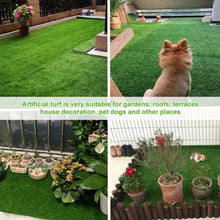 Load image into Gallery viewer, Artificial Grass Carpet Green Fake Synthetic Garden Landscape Lawn Mat DIY Micro Landscape Home Floor Decor turf astroturf Craft material
