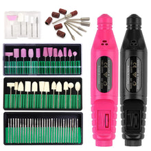 Load image into Gallery viewer, Nail Drill Machine Electric Multitype Plug Manicure Milling Cutter Set For Gel Nail Polish Tool Nail Accessories crafting tool salon manicurist art supplies pedicurist
