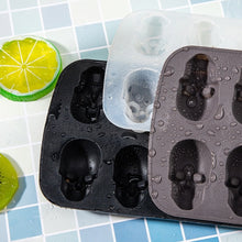 Load image into Gallery viewer, 3D Skull Ice Cube Mold Silicone Tray Maker DIY Whiskey cognac bourbon Cocktail Ball Chocolate Pastry Mould bakery bake resin crafting art supplies business
