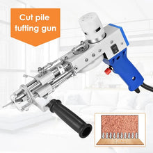 Load image into Gallery viewer, Tufting Gun 2 IN 1 Electric Carpet Machine Can Do Both Cut Pile and Loop Pile Hand Gun Crafting tool supplies rug mat making
