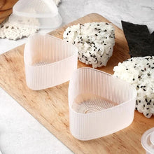 Load image into Gallery viewer, 2 Piece Onigiri Rice Ball Mold Bento Press Maker Mould DIY Sushi Kitchen Bento Accessories crafting tool supply kitchenware seaweed kimbap gimbap kimchi tuna
