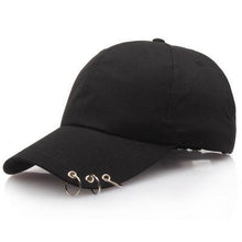 Load image into Gallery viewer, COKK Hip Hop Women&#39;s Baseball Cap With Ring Circle Snapback Hats For Men Women Unisex Dad Hat Adjustable Kpop Korean Style Gorra
