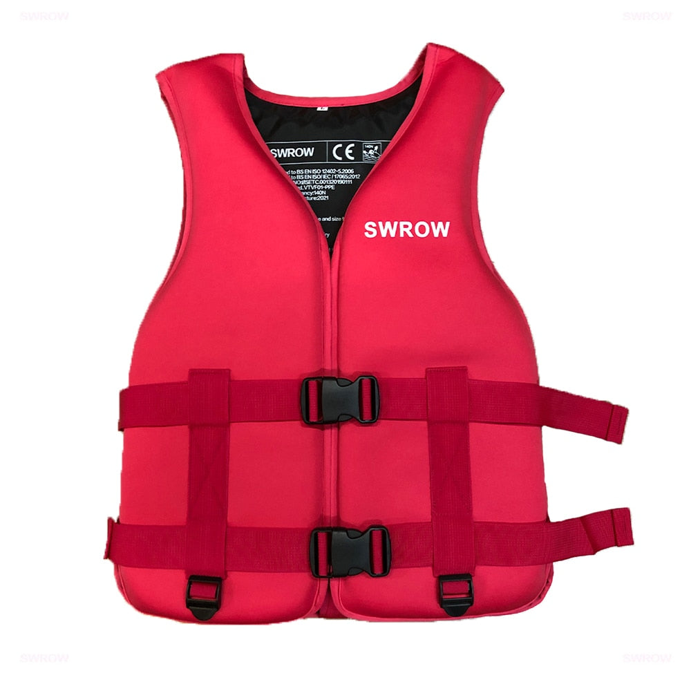 Outdoor Water Sports rafting Neoprene Life Jacket for children and adult swimming snorkeling wear fishing Kayaking Boating suit