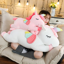 Load image into Gallery viewer, 25-100cmKawaii Giant Unicorn Plush Toy Soft Stuffed Unicorn Soft Dolls Animal Horse Toys For Children Girl Pillow Birthday Gifts
