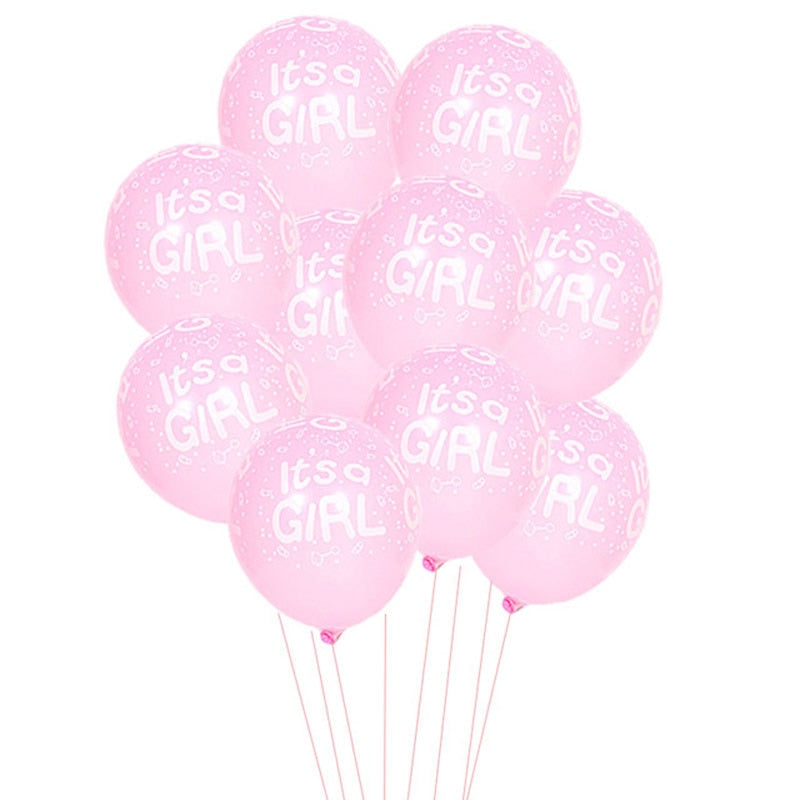 Baby Shower Boy Girl Decorations Set It's A Boy It's A Girl Baby Balloons Gender Reveal Kids Birthday Baptism Christening Party