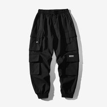 Load image into Gallery viewer, Streetwear Black Mens Harem Joggers Pants Men Cargo Pants Hip Hop Casual Pockets Sweatpants Male Oversized Fashion Trousers
