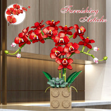 Load image into Gallery viewer, Building Block Flower Orchid Series Bonsai Girl Build Toy Flowers Adult Flower Arrangement Assembly Toys For Gifts
