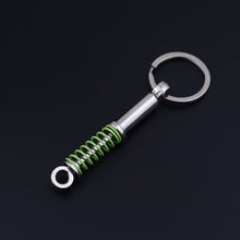 Load image into Gallery viewer, Coilover Suspension Keychain 3D Keyring Creative Racing Wheels Auto Part Model Key Chains for Car Lovers Pendant JDM drift 2jz modified stance rotary
