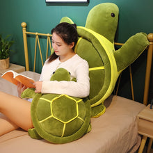 Load image into Gallery viewer, 35/45/55cm Lovely Tortoise Plush Toy Kawaii Animal Dolls Stuffed Soft Animal Sea Turtle Pillow Birthday Gifts for Children Girl
