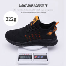 Load image into Gallery viewer, Summer Indestructible Work Shoes With Steel Toe Cap Safety Boots Puncture-Proof Work Sneakers Breathable Causal Safety Shoes Men
