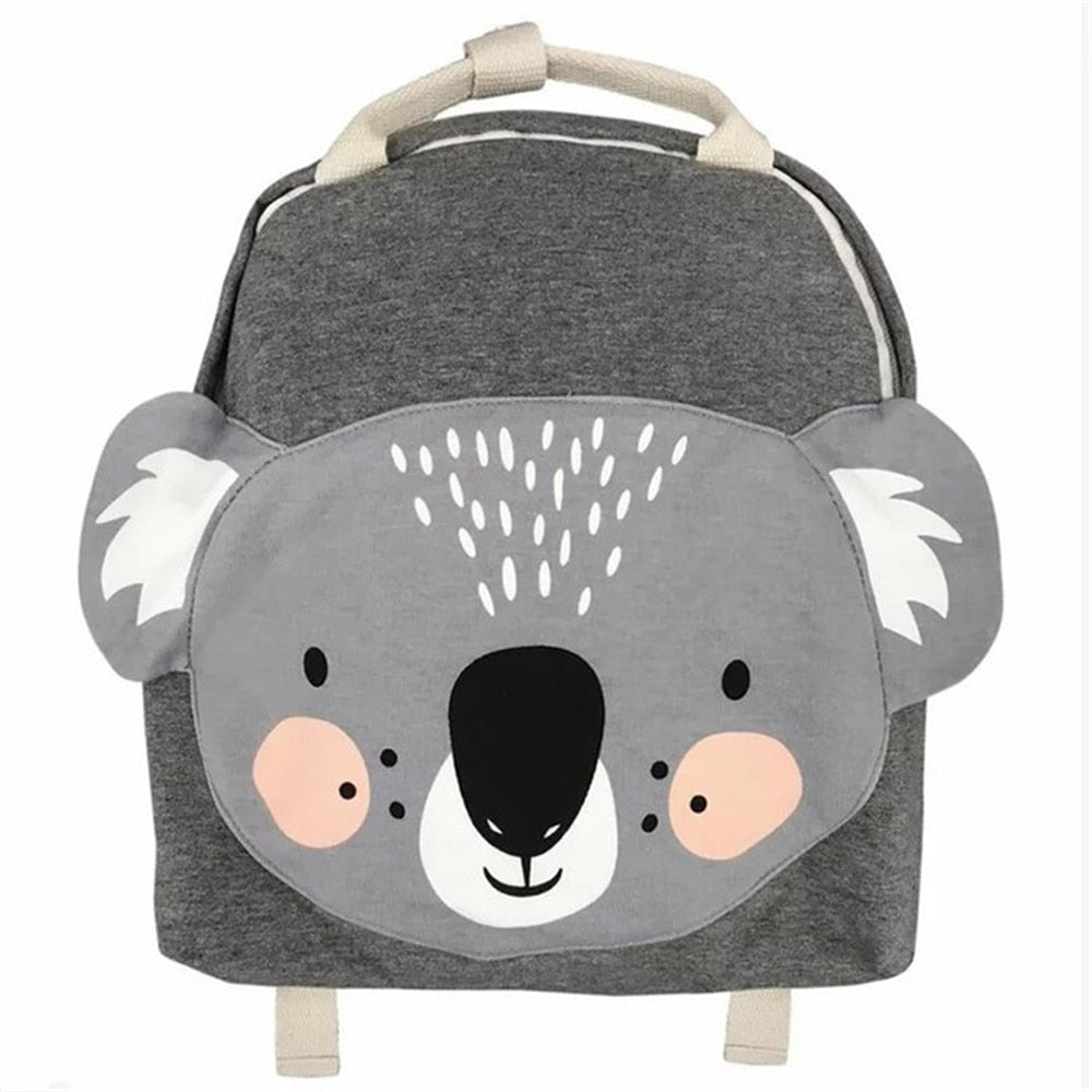 Koala Children Backpack Animals Design Girl Boys Backpack Toddler Kids School Bag Kindergarten Cartoon Rabbit Butterfly lion print Bag
