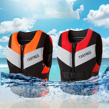 Load image into Gallery viewer, Water Sports Fishing Water Ski  Vest Kayaking Boating Swimming Drifting Safety Vest Adults Life Jacket Neoprene Safety Life Vest
