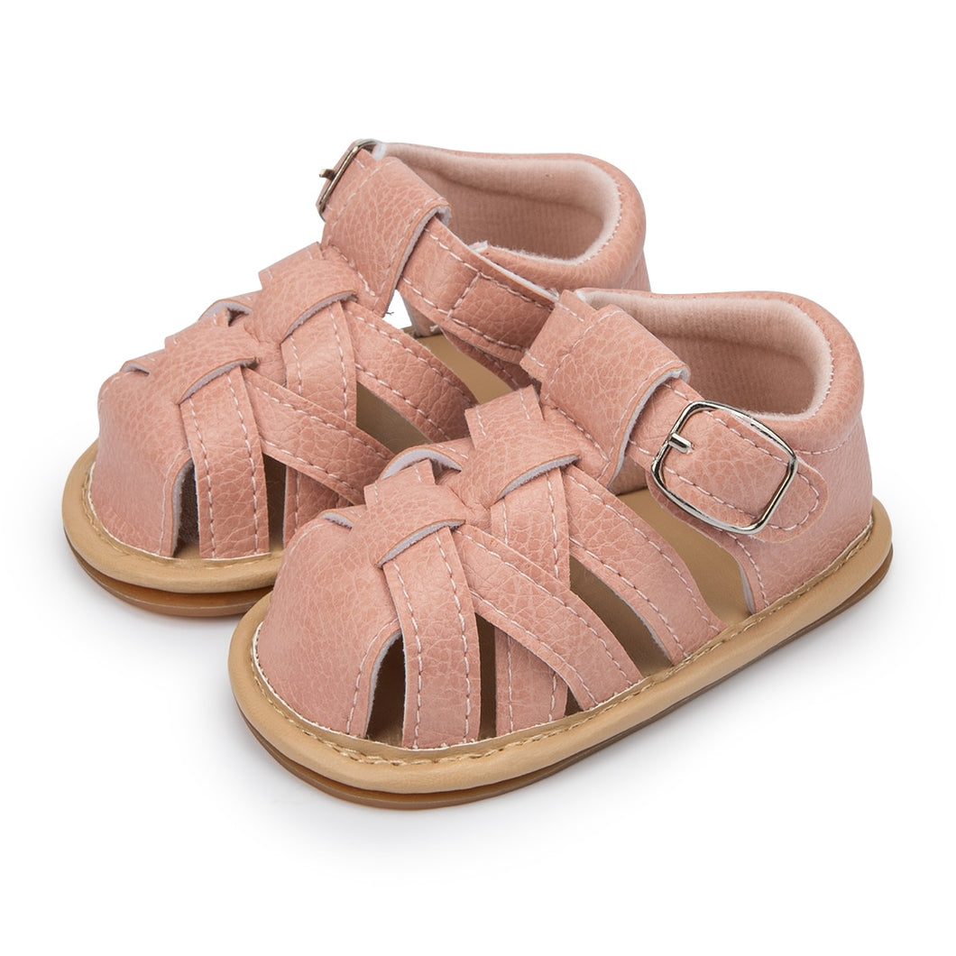 Baby Summer Sandals Infant Boy Girl Shoes Rubber Soft Sole Non-Slip Toddler First Walker Baby Crib Newborn