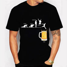 Load image into Gallery viewer, Friday Beer Print Men&#39;s Brand T-shirts Funny Graphic Tshirts T-Shirt Shirt alcoholic dad father daddy grandpa custom handmade print
