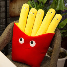 Load image into Gallery viewer, Cartoon a Bag of French Fries Funny Stuffed Plush Chips Cute Food Hug Pillow Kids Interactive Educational Toy
