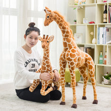 Load image into Gallery viewer, New 50-120cm Giant Real Life Giraffe Plush Toys Cute Stuffed Deer Dolls Soft Animal Pillow Cushion Birthday Gift Kids Baby
