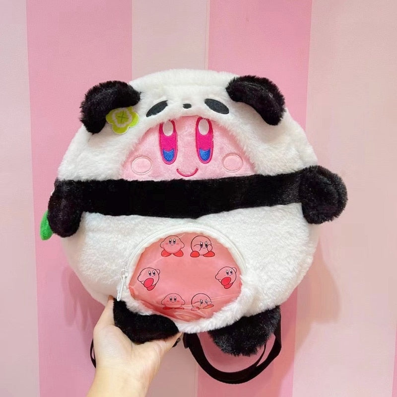 Kawaii backpack Kurby Panda Anime Fashion Backpack Beauty Travel School Bag Girls Toys