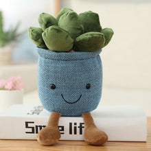 Load image into Gallery viewer, Lifelike Tulip Succulent Plants Plush Stuffed Decor Toys Soft Bookshelf Decor Doll Creative Potted Flowers Pillow for Girls Gift
