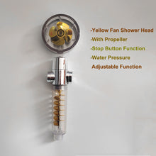 Load image into Gallery viewer, New Shower Head 360 Degrees Rotating With Small Fan Washable Handheld High Pressure Spray Nozzle Bathroom Shower 2022
