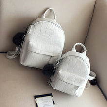 Load image into Gallery viewer, Mini Backpacks Women PU Leather Cute Small Backpack Female White Back Pack Black Backpacks For Teen Girls Fashion Bagpack Woman
