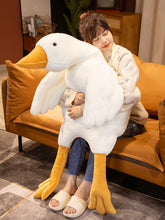 Load image into Gallery viewer, 50-160CM Huge Goose Plush Toys Big Duck Doll Soft Stuffed Animal Sleeping Pillow Cushion Christmas Gifts for Kids and Girls
