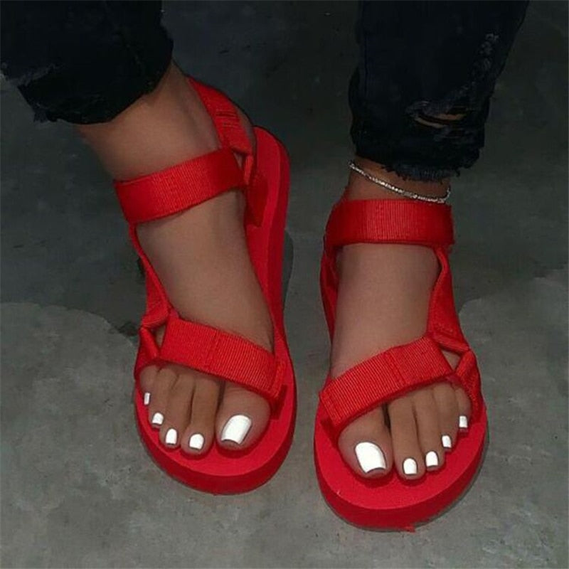 Ladies Outdoor Beach Slippers New Women Spring/Summer New Soft-Slip Non-Slip Sandals Foam Sole Durable Sandals
