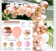 Load image into Gallery viewer, Balloon Arch Kit Garland Wedding Birthday Party Decoration Confetti Latex Balloons Gender Reveal Baptism Baby Shower Decorations quinceañera
