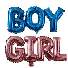 Load image into Gallery viewer, Baby Shower Balloons Blue Pink Boy Girl Foil Ballons Kids Gender Reveal First 1st Birthday Party Kids Party Decorations Supplies
