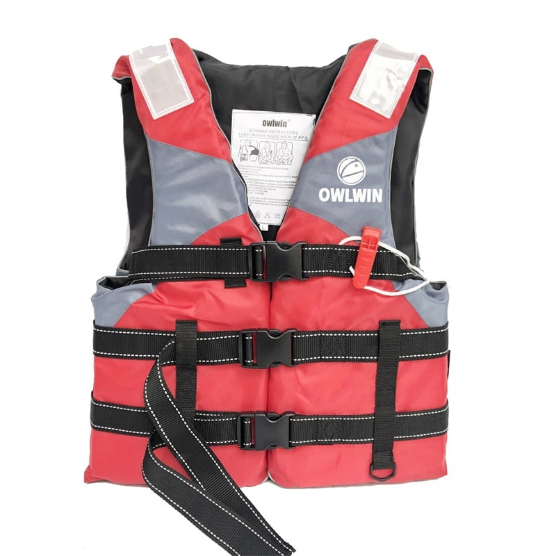 Owlwin Hot sell life vest Outdoor Professional life jacket Swimwear Swimming jackets Water Sport Survival Dedicated child adult