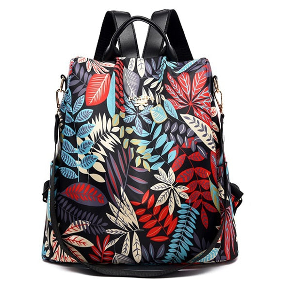 Waterproof Oxford Women Backpack Fashion Anti-theft Women Backpacks Print School Bag High Quality Large Capacity Backpack