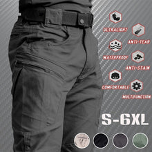 Load image into Gallery viewer, Men&#39;s Lightweight Tactical Pants Breathable Summer Casual Army Military Long Trousers Male Waterproof Quick Dry Cargo Pants MANY COLORS
