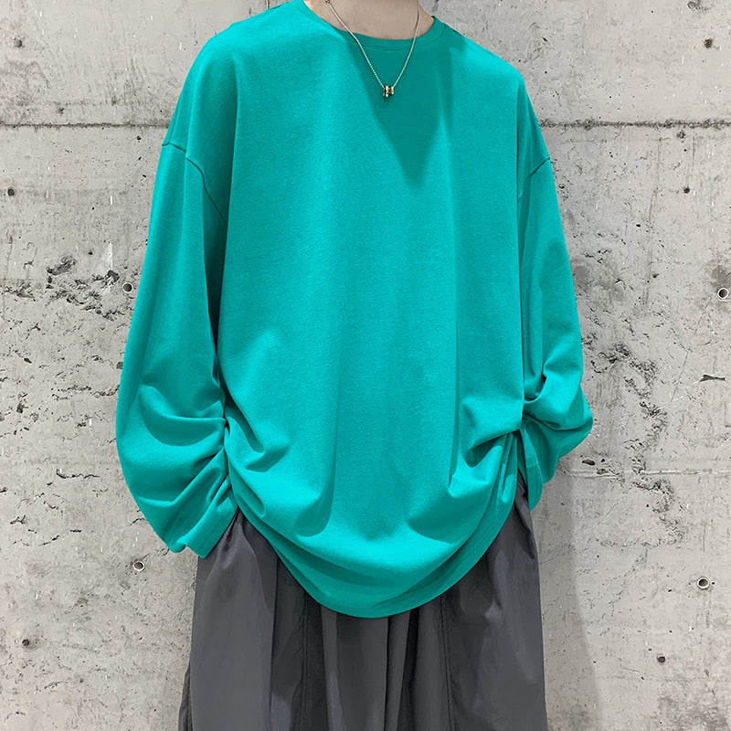 Oversized Solid Colors Pullover Hoodies For Men 2022 Mens Streetwear Harajuku Sweatshirts Long Sleeve Korean Clothes Women