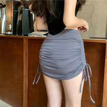 Load image into Gallery viewer, Skirts Female Harajuku Summer Autumn Period Ladies Thread Side Draw String Elastic Sexy Mini Skirts Womens

