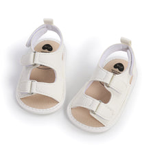 Load image into Gallery viewer, New Baby Sandals Baby Shoes Baby Boy Girl Sandals PU Soft Bottom Sole Anti-Slip Infant First Walker Crib Shoes Newborn Moccasins
