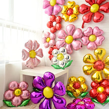 Load image into Gallery viewer, Flower Foil Balloons leaf Flower Baloon Birthday Party Wedding decorations Party Suplies Globos Baby Shower Girls Children toys
