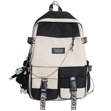 Load image into Gallery viewer, Backpack Male Harajuku Ulzzang High School student Backpack Female 2021 large capacity junior high school backpack
