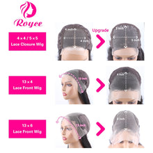 Load image into Gallery viewer, Straight Lace Front Wig 13x6 Hd Lace Frontal Wig Transparent Lace Wigs Glueless Lace Front Human Hair Wigs For Women handmade

