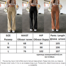 Load image into Gallery viewer, Brown Vintage Baggy Jeans Women 90s Streetwear Pockets Wide Leg Cargo Pants Low Waist Straight Denim Trousers
