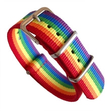Load image into Gallery viewer, Rainbow Woven Bracelets LGBT Lesbians Gays Bisexuals Braided Women Pride Men Couple Friendship Jewelry handmade
