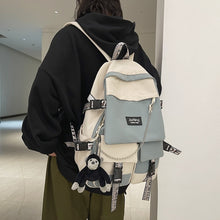 Load image into Gallery viewer, Backpack Male Harajuku Ulzzang High School student Backpack Female 2021 large capacity junior high school backpack
